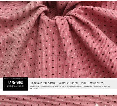 現(xiàn)貨全滌三空印花布 燈芯絨條絨印花面料的多元應(yīng)用