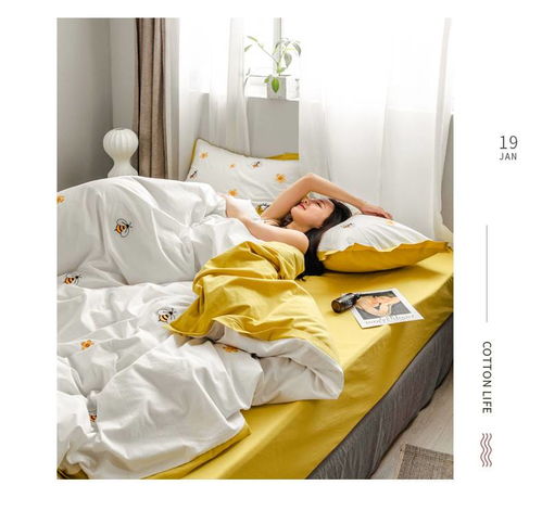 逸軒全棉水洗棉四件套 春秋舒適，夏季清涼的床上佳品